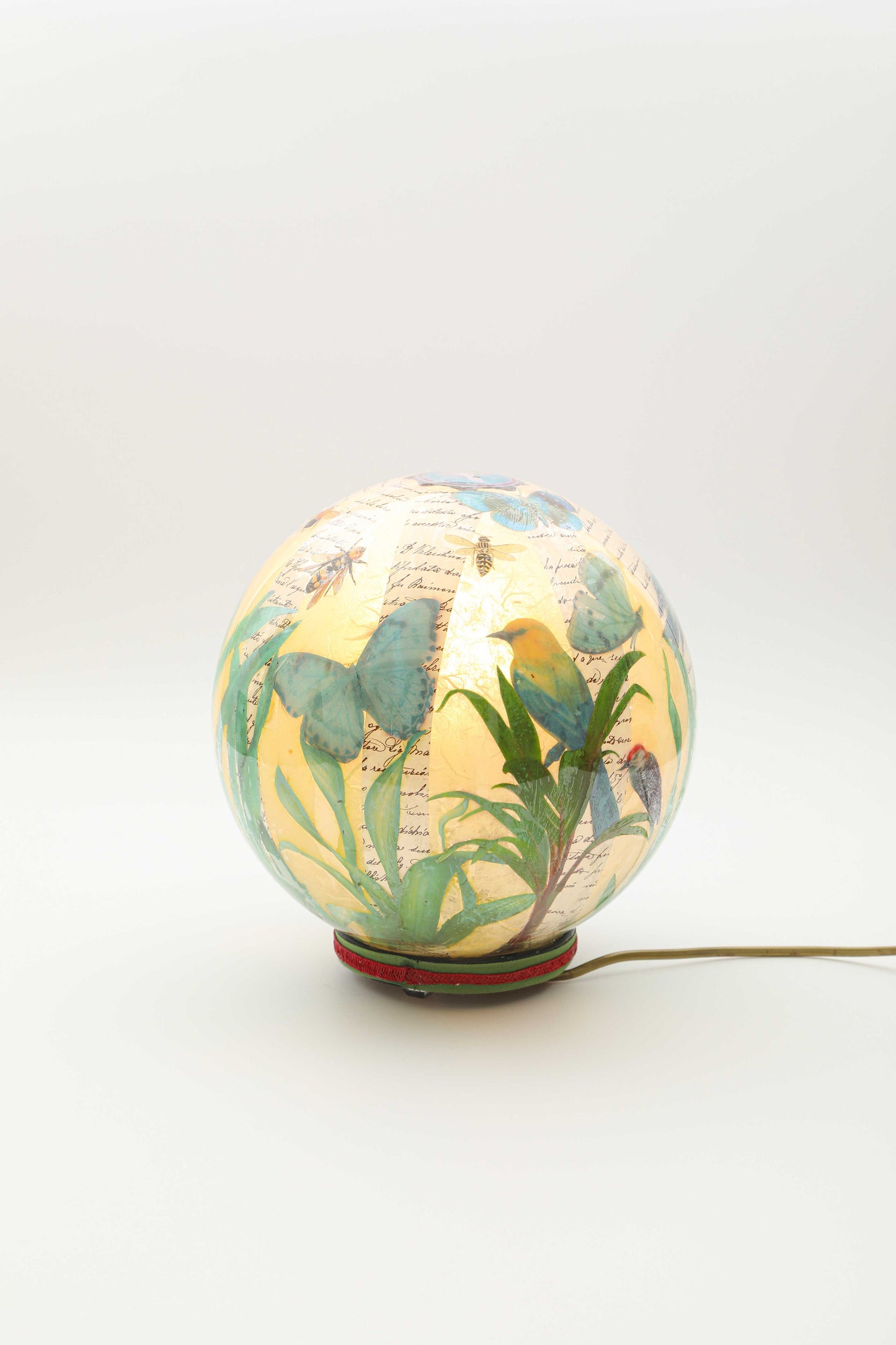 lampada a sfera "aves"