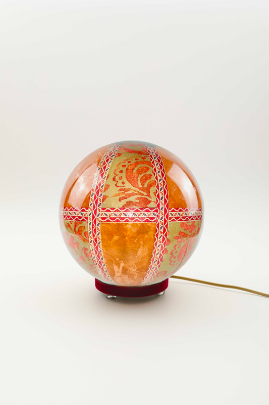lampada a sfera "decò"