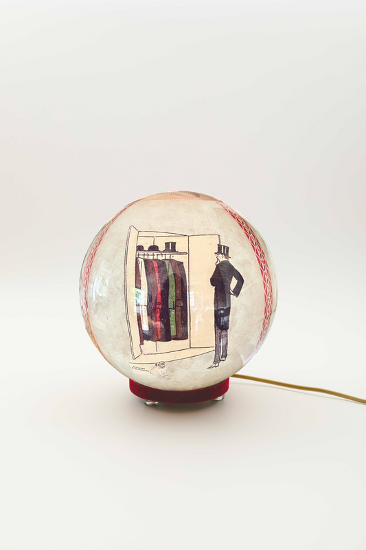 lampada a sfera "the gentelman"