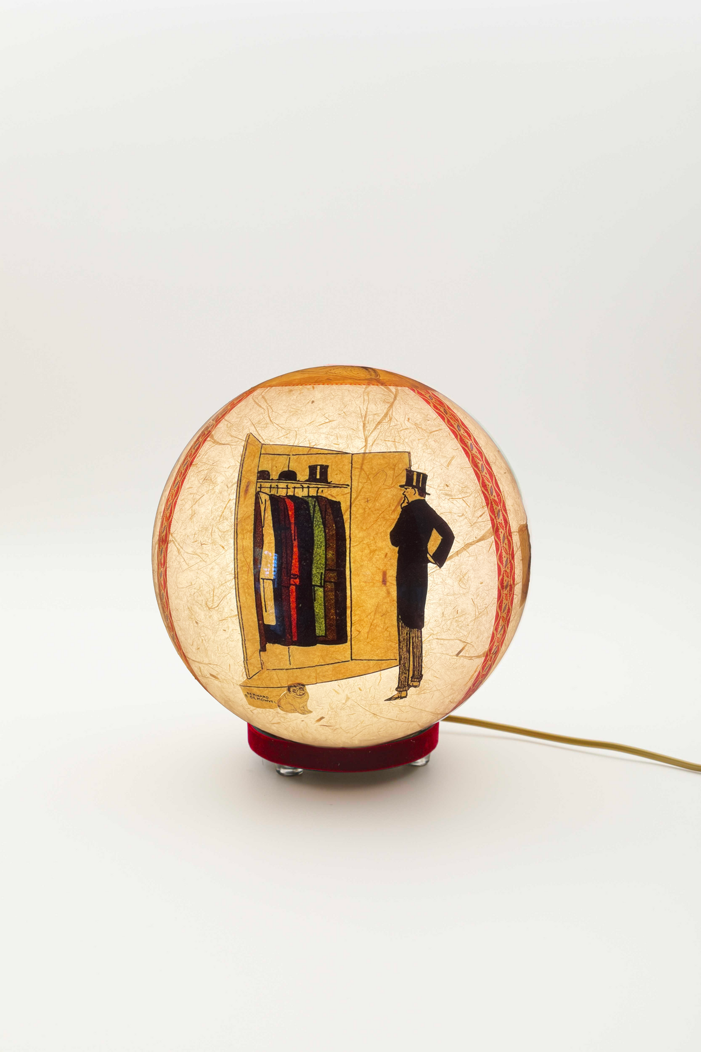 lampada a sfera "the gentelman"