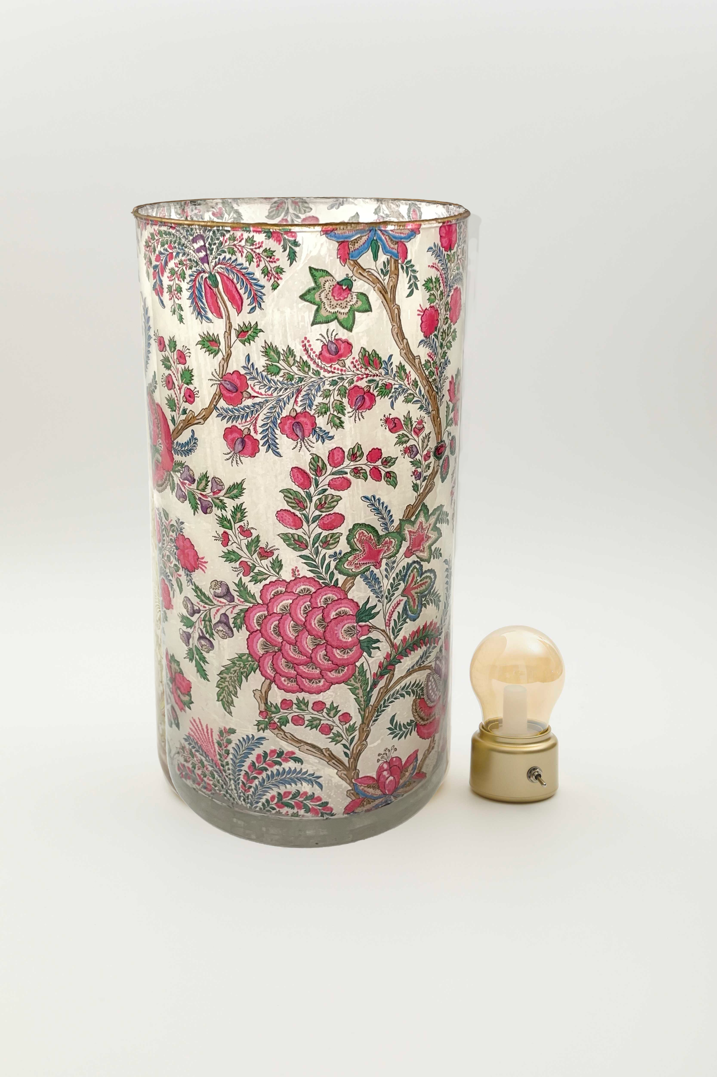 vaso lampada portatile "cilindro décorations prunus"