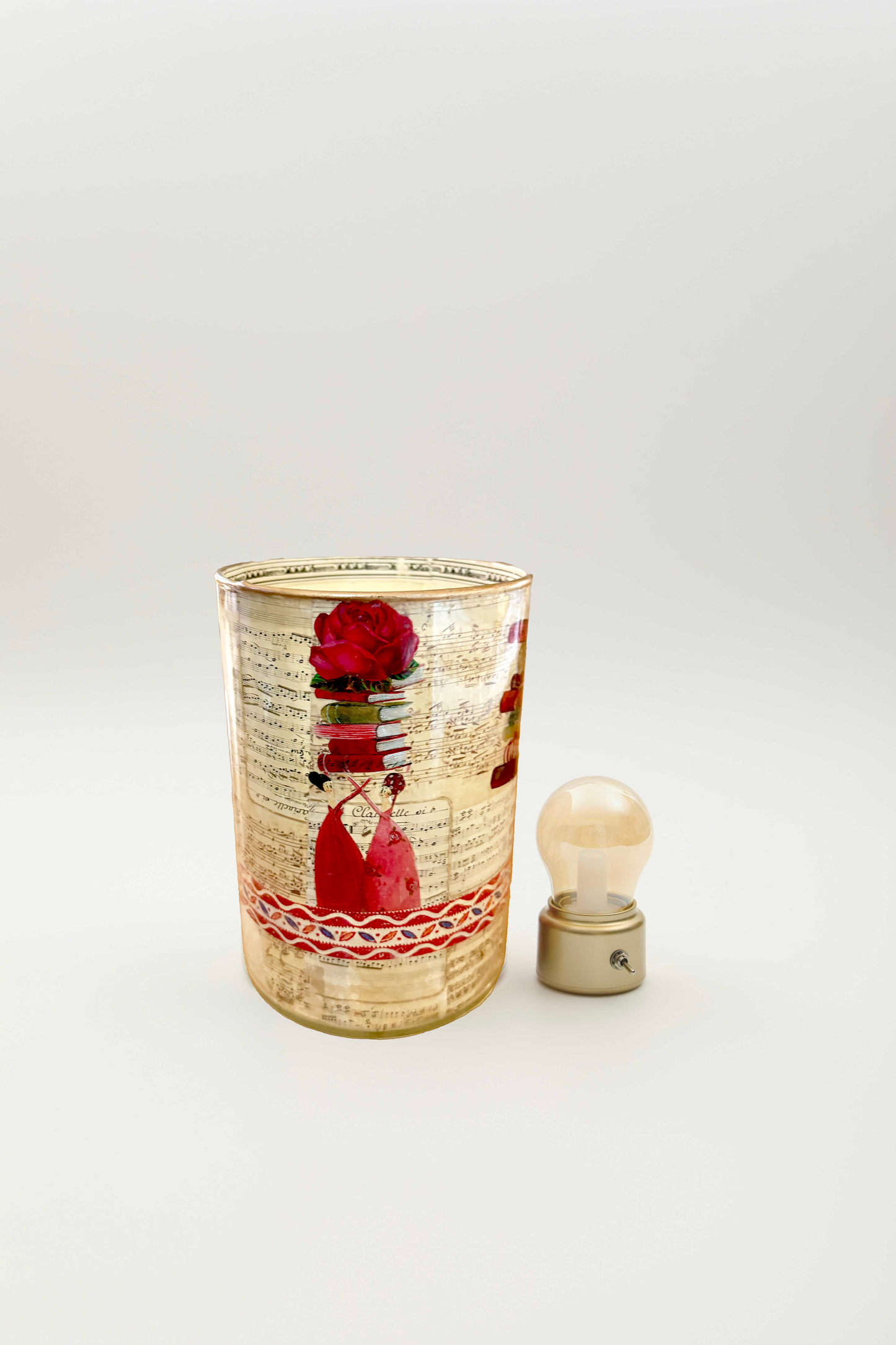 Portable Lamp Vase “dragonfly”