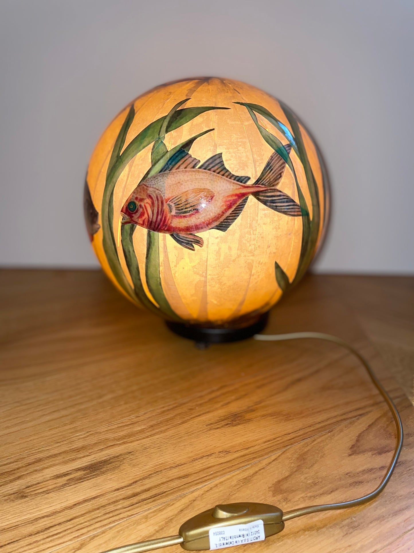 lampada a sfera "piscis"