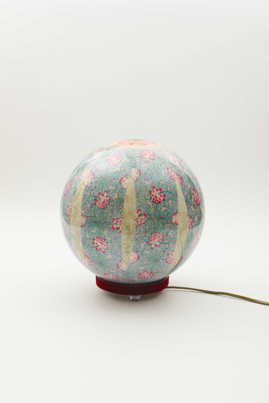 lampada a sfera "chinoiserie nelumbo"