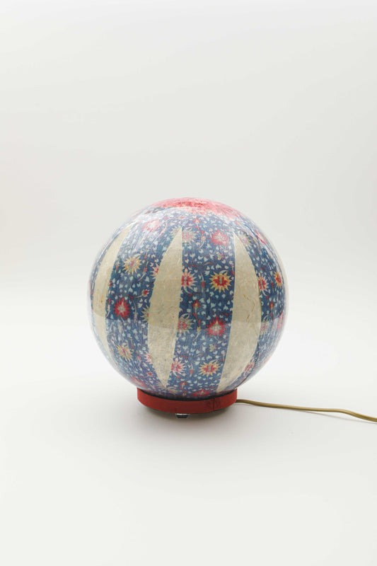 lampada a sfera "chinoiserie fleur en bleu"