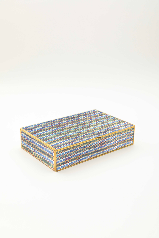 scatola portagioie "papier perles"